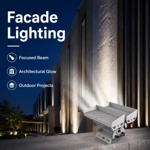 Customizable Outdoor LED Flood Lights 48W 72W 96W 192W RGB RGBW DMX512 IP65 Waterproof Garden Park Landscape Building Lighting