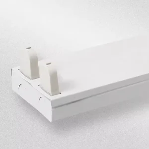 Customizable Single Double Lighting Tubes Housing Fluorescent Linear Fixture Lamp T5 T8 LED Tube Light with Reflector Indoor Use