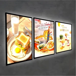 Customizable Size Personalized Designs Ultra Thin Advertising Led Light Boxes Advertising Accessories Led Light Box Sign Display