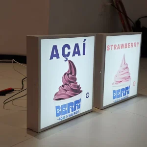 Customizable Wall Mounted Advertising Light Box Any Size for Hotel Restaurant Buffet Menu Signage Displays