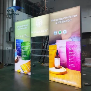 Customization Portable LED Advertising Light Box for Trade Show Booth Design 10x10ft SEG Aluminum Shelf Exhibition Stand