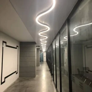 Customize Surface Mounted Curved Flexible Aluminum Profile LED