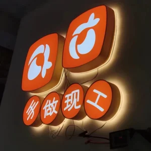 Customized 3D LED Lighting Letters Decorative Waterproof Eco Friendly Advertising Light Boxes
