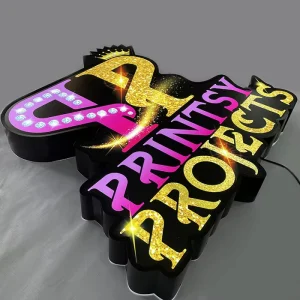 Customized 3D LED Signage Outdoor Advertising Lightbox 3D Letter Sign Acrylic Weatherproof Full Color