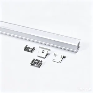 Customized Aluminium Profile LED Lighting Strip Indoor Channel Super Slim Surface Mounted Aluminium Light Profile 12*15mm