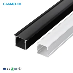 Customized Aluminium Profile for LED Cabinet Lighting Strip Recessed Aluminum Channel Diffuser Light LED Profile
