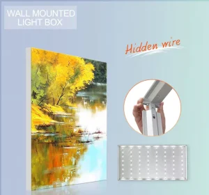 Customized Aluminum SEG Advertising Light Box Frame 120mm Thick Floor Mounting Heat Transfer Printing Trade Show