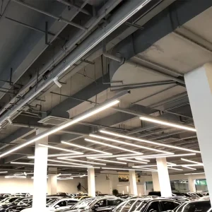 Customized Commercial Aluminum Hard Strip Fixture Garage Lighting Fixtures LED Linear Light