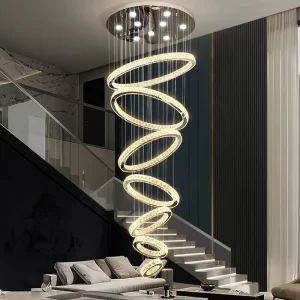 Customized Decoration Ceiling Luxury Pendant Lamps Large Vintage Crystal Chandelier