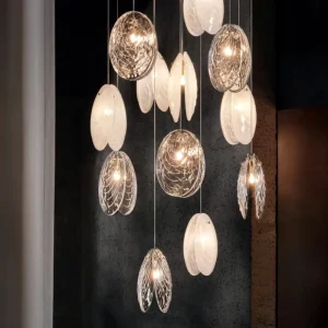 Customized Decorative Modern Design Pendant Light Hanging Lamp Chandelier for Indoor Use Living Room