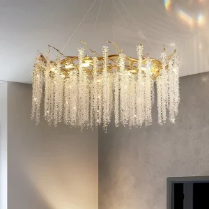 Customized Dining Room Pendant Lights Multiple Sizes Tree Branch Crystal Chandelier