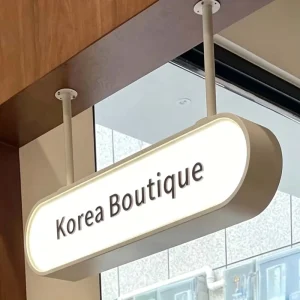 Customized Durable White Light Led Light Box Sign for Business Restaurants and Storefronts