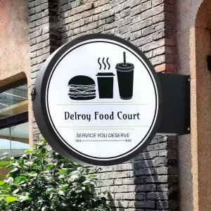 Customized LED Advertising Coffee Shops & Restaurant Shop Logo Light Box Board Cafe Store Front Sign Outdoor Decoration Signage