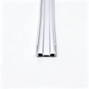 Customized LED Lighted Aluminum Profile Channel Embedded LED Recessed with Diffuser Anodized Surface White and Black