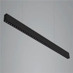 Customized Length Commercial Modern Office School Hanging Pendant Lighting 36W LED Linear Lamp
