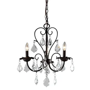 Customized Middle French Rustic Long E26 Pendant Light Fixtures for Living Room Decor LED Chandeliers