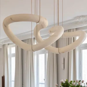 Customized Modern Creative Design Alabaster Chandeliers Dining Room Living Room Pendant Lamp