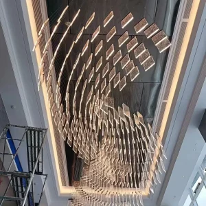 Customized Modern Hotel Lobby Banquet Hall Sand Table Lighting Fixtures Non Standard Chandeliers & Pendant Lights
