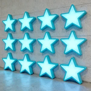 Customized Outdoor Building LED Advertising Sign Light with Multi Colors Transformer Powered for Office and Shops