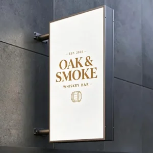 Customized Rectangle 60x80cm Decorative Waterproof Illuminated Circular Outdoor Light Box Sign Advertising