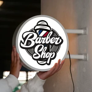 Customized Round Circular Acrylic LED Light Box Sign External Signage