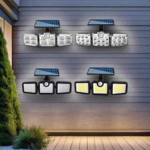 Customized Sensor Commercial Solar Lights Outdoor Waterproof for Carpark