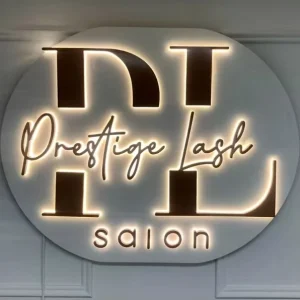 Customized Signage Outdoor LED Illuminated Signs 3D Channel Letters Light Metal Mirror LED Backlit Letter