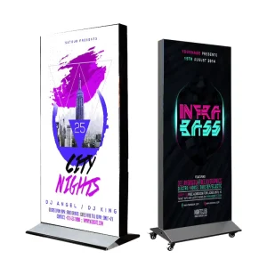 Customized Signboard LED Illuminated Advertising Stand Multifunctional Double-sided SEG Lightbox Soft Film Cloth Lightbox