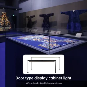 Customized Size Aluminum LED Wall Lamps Jewelry Display Showcase Light Door Frame Spotlight CRI92 720lm Storefront Dimmable