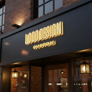 Customized Storefront Backlit Metal Sign 3D LED Letter Sign Illuminated Business Advertising