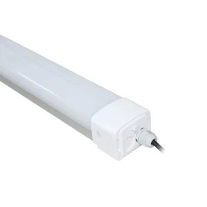 Customized Tri-proof IP65 Vapor Tight LED Batten Light Garage 1.2m/1.5m/5ft 180 Degree Beam Angle 3/5 Year Warranty Dimmable