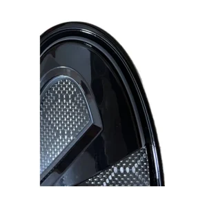 Customized for Q50 Q50S Q50L Parts Upgrade Flowing RGB LED Lights New Car Front Grille Emblem Honeycomb Carbon Fiber