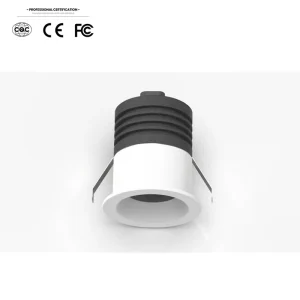 D30mm Modern Focus Small Size 3W/5W Recessed Trimless Aluminum Cob Led Mini Spotlight for Hotel Use with CRI 90