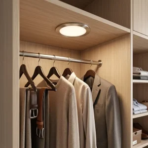 D60MM DC12V Ultra Thin LED Cabinet Light for Bedroom Modern Design Puck Light 3 Year Warranty