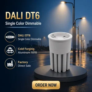 DALI DT6 Single Color Patent Design IP44 GU10 LED Module 10W GU10 Downlight Anti Glare High CRI 90 97 50000h Factory Direct Sale