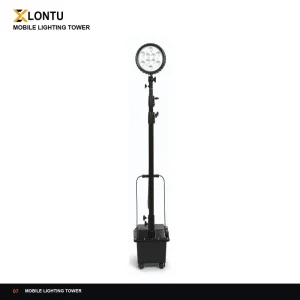DBG-501C Hazardous Area Work Light DC24V 35W LED IP66 Integrated Telescopic Mast 1.2 2.8m Industrial Use