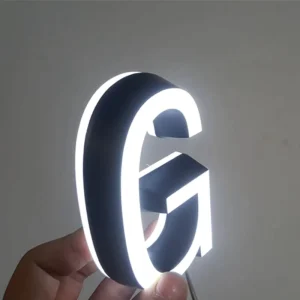 DC Powered Advertising Standard Channel Letter Mini LED Acrylic 3D Light Sign for Outdoor Indoor Use Mall Companies