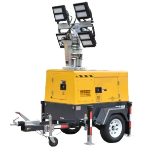 DC Powered Kubota Engine Diesel Light Tower High Efficiency Diesel Engine Genset Light Tower for Agricultural Work