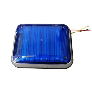 DC12V 24V Red Blue Square Side Warning Emergency Light Lamp for Ambulance Use