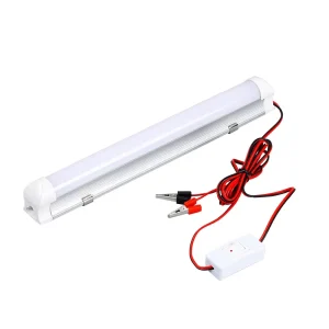 DC12V T8 LED Tube Light with Switch 15W 30W 60W 15cm 30cm 60cm for Garden Fishing Camping & Indoor Use