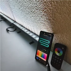 DC24V AC85 265V LED Aluminum Outdoor Wall Washer Light with Tuya App Music Control