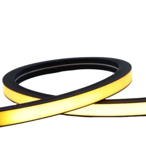 DC24V IP67 Waterproof Fully Black Recessed LED Strip Lights for Silicone Material for Acoustic Linear Slat