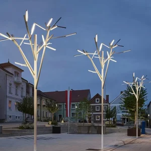 DC24V Outdoor LED Garden Lights Stainless Steel Decorative Tree Light Street Landscaping IP65 Road Use