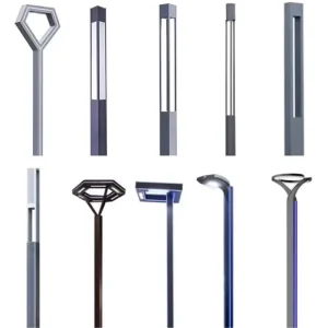 DDK Customized Outdoor Aluminum Street Lights with Fashionable and Modern Style Suitable for Garden Square and Parking Lots