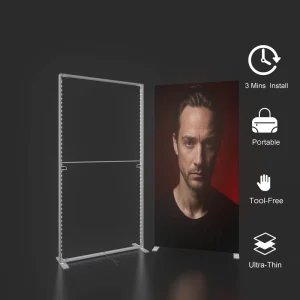 DISPLAY SEG Light Box Backlit Frameless Fabric Display Advertising Tool Free LED SEG Slim Light Boxes