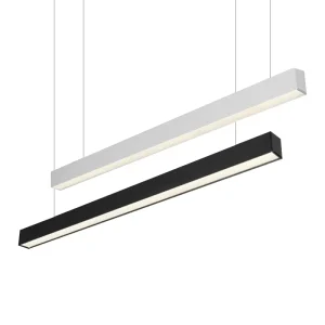 DLC 8 Foot Color Wattage Selectable 10V Dimmable LED Linkable Linear Strip Light for Retail Stores and Supermarket