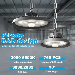 DLC Certificate UFO LED High Bay Light Industrial Warehouse Lights 150W 240W CE ETL SAA IP65 Aluminum Lighting Lamp Highbay
