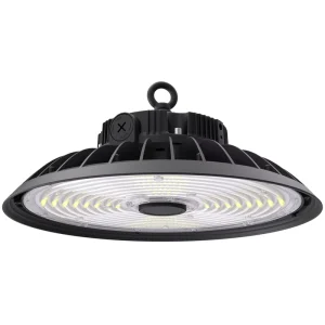 DLC Certified LED Round Highbay Light IP65 Garage Dimmable Aluminum LED Highbay Light UFO Light 5 Year Warranty