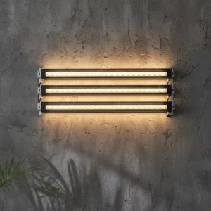 DMX 60W LED Wall Washer Water Ripple Light High Voltage Rotary Scrolling Wall Washers for Theme Park