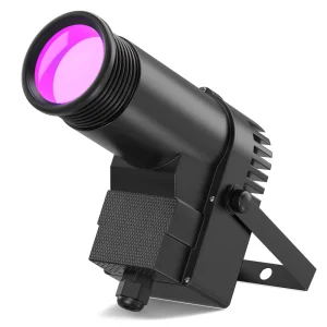 DMX512 RGBW LED Pinspot Light Colorful Spotlight Beam Stage Light Effect Mirror Ball Pin Spot Light for DJ Disco